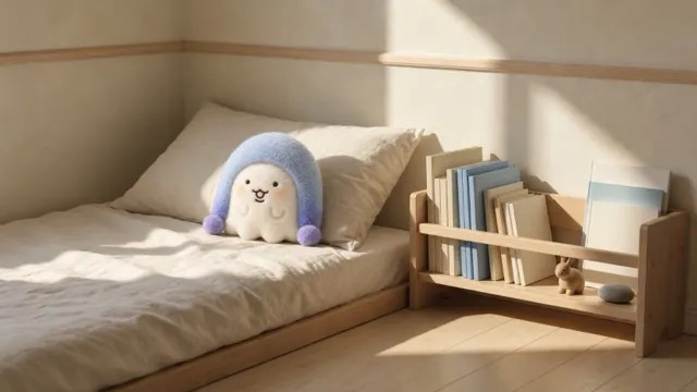 孩子房间里的陪伴玩具