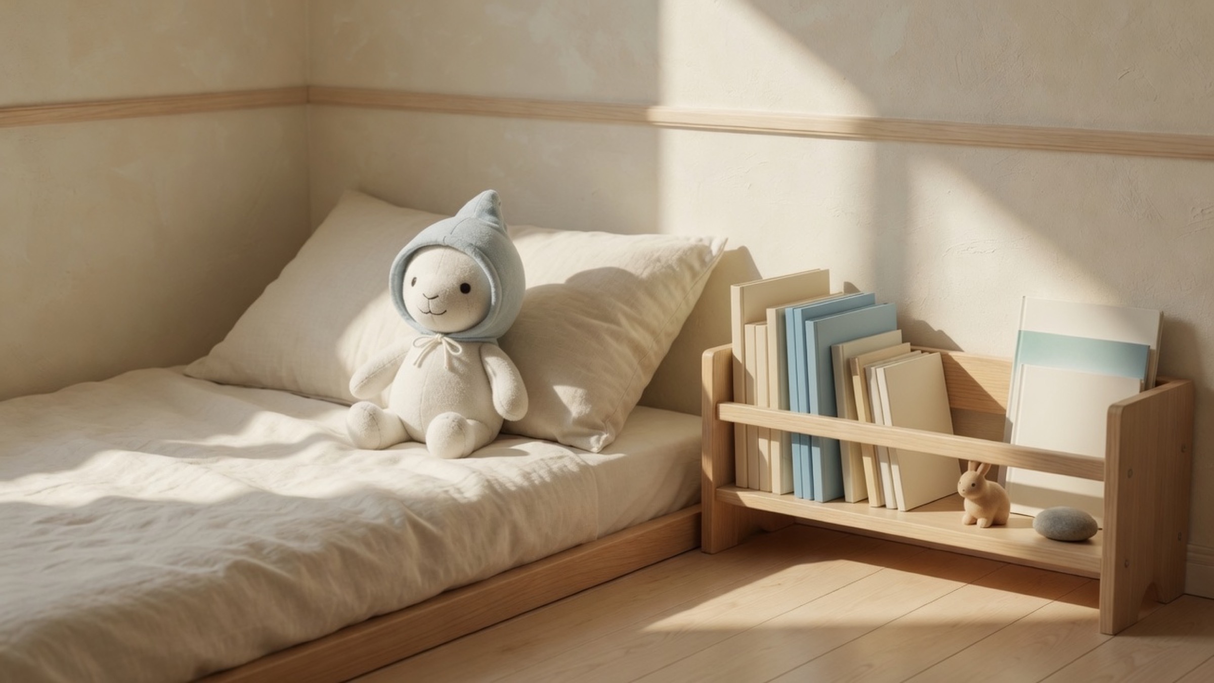 孩子房间里的陪伴玩具